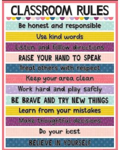 Classroom rules chart