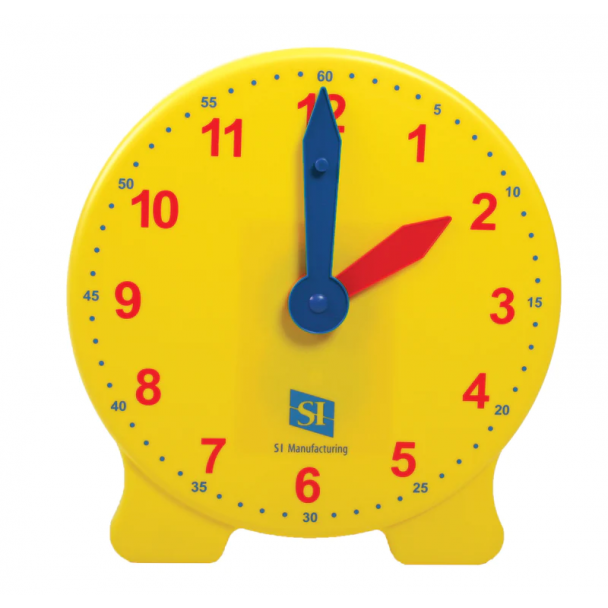 Teacher Clock Yellow