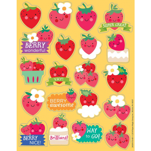 Strawberry Scented Stickers