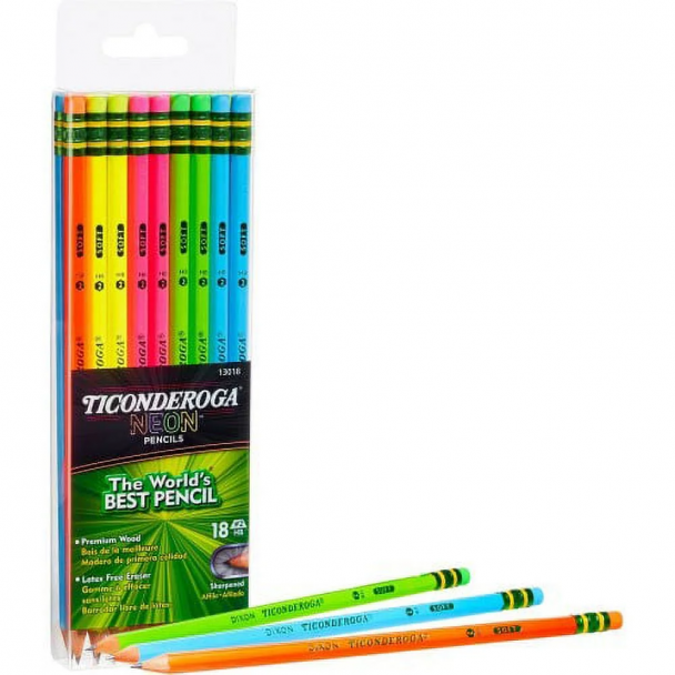 Ticonderoga Neon Pencils