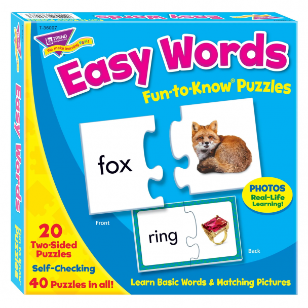 Easy Words Fun-To-Know Puzzles