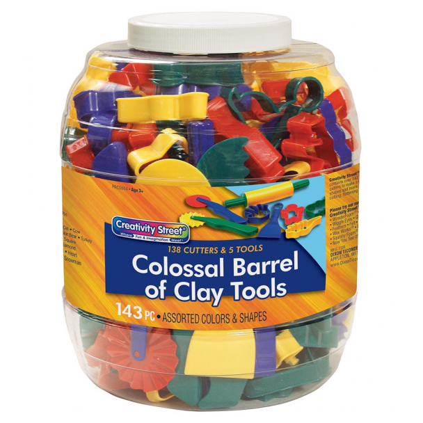 Collosal Barrel Of Clay Tools