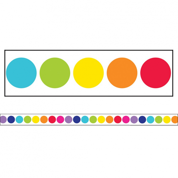 Rainbow Big Dots Border