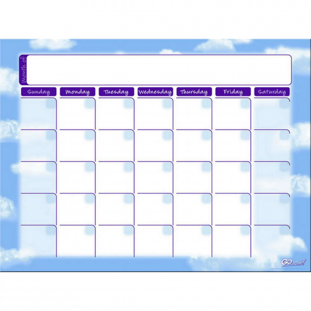 Self Stick Dryerase Calendars