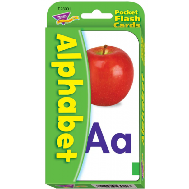 Pocket Flash Cards Alphabet 