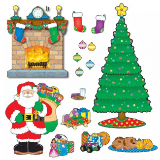 Christmas Scene Bulletin Board