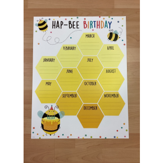 Hap-Bee Birthday Chart