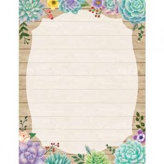 Rustic Bloom Blank Chart