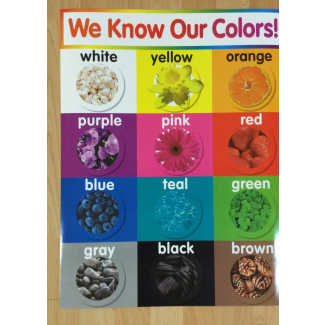 We Know Our Colours Chart