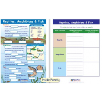 Reptiles, Amphibians & Fish Chart