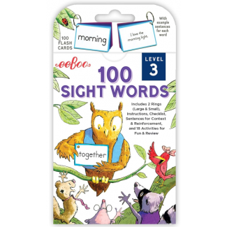 Eeboo 100 Sight Words Level 3