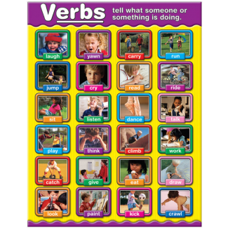 Carson Dellosa Verbs Chart 